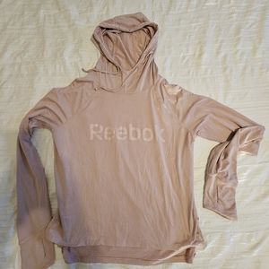 Reebok lightweight hooded shirt Medium